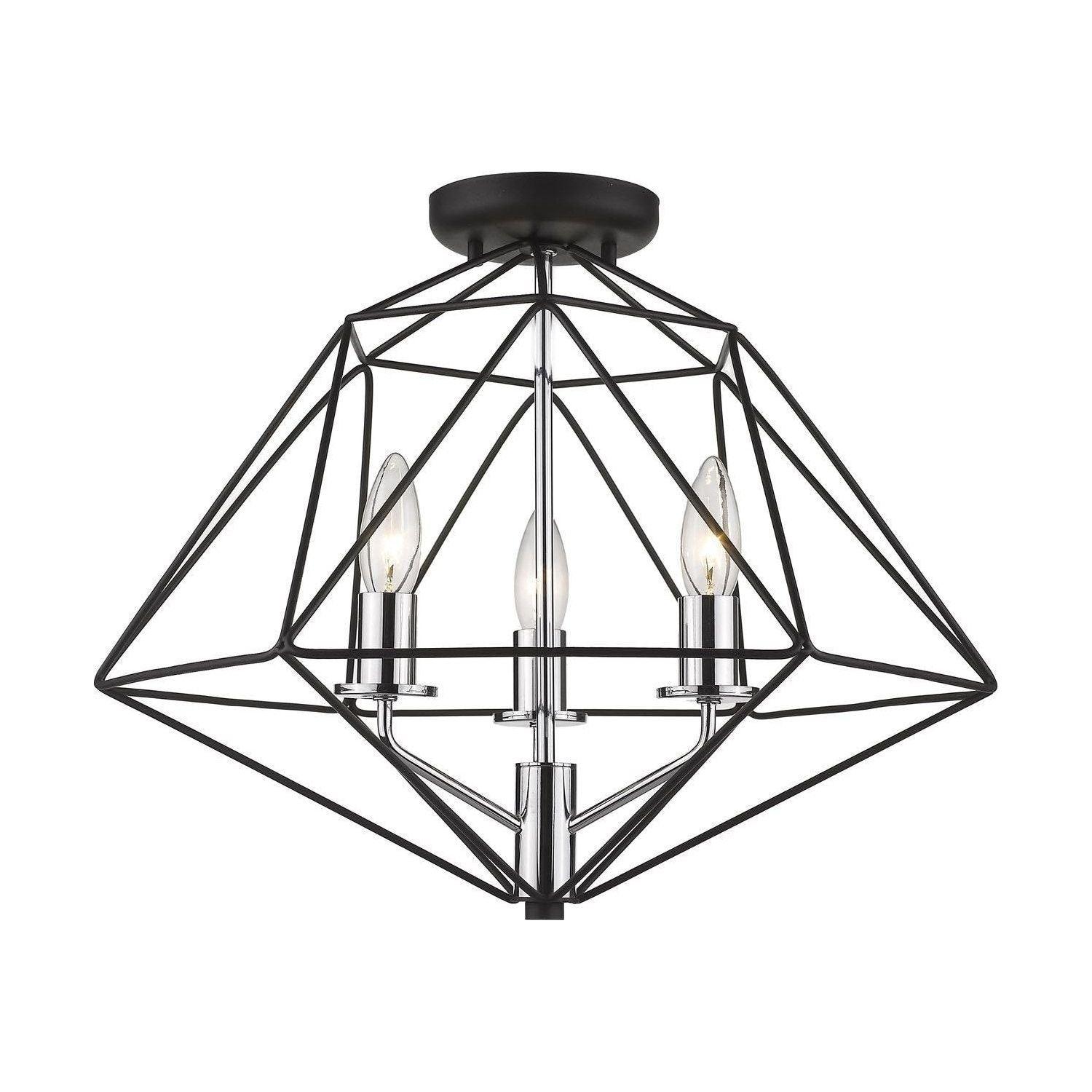 Z-Lite - Geo Semi Flush Mount - Lights Canada