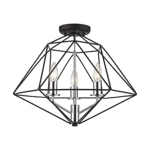 Z-Lite - Geo Semi Flush Mount - Lights Canada