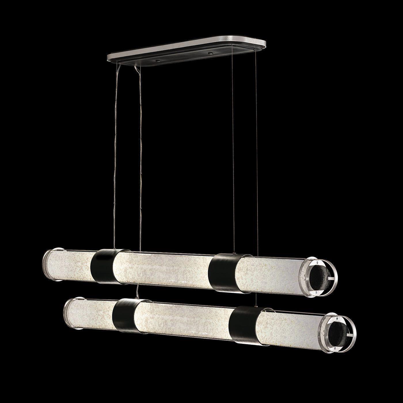 Fine Art Handcrafted Lighting - Bond 60" Linear Suspension - Lights Canada