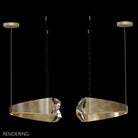 Fine Art Handcrafted Lighting - Strata 49" Round Pendant - Lights Canada
