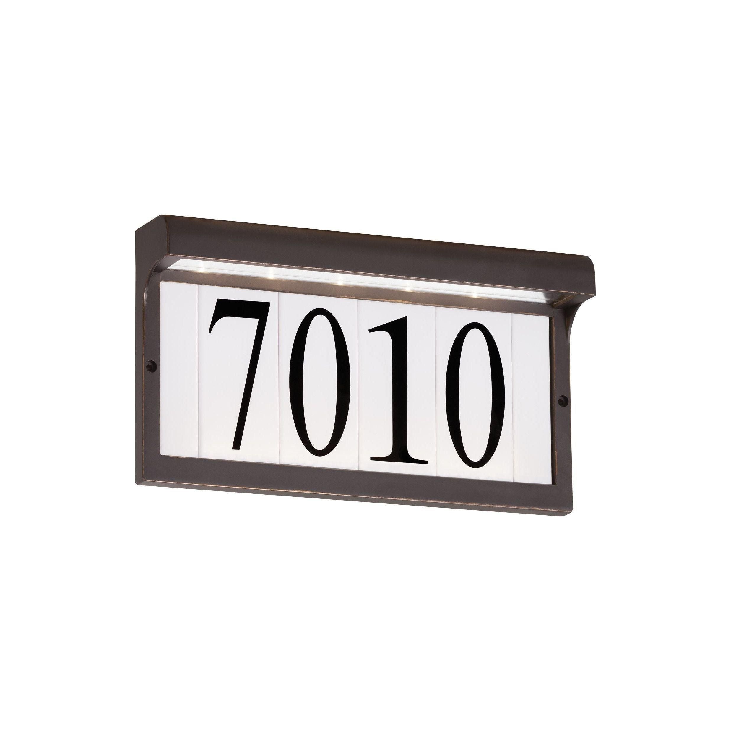 Generation Lighting - LED Address Light Outdoor Wall Light - Lights Canada