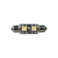 12v Clear T3 Festoon 3000K LED Bulb
