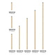 Hinkley - 36" Downrod - Lights Canada