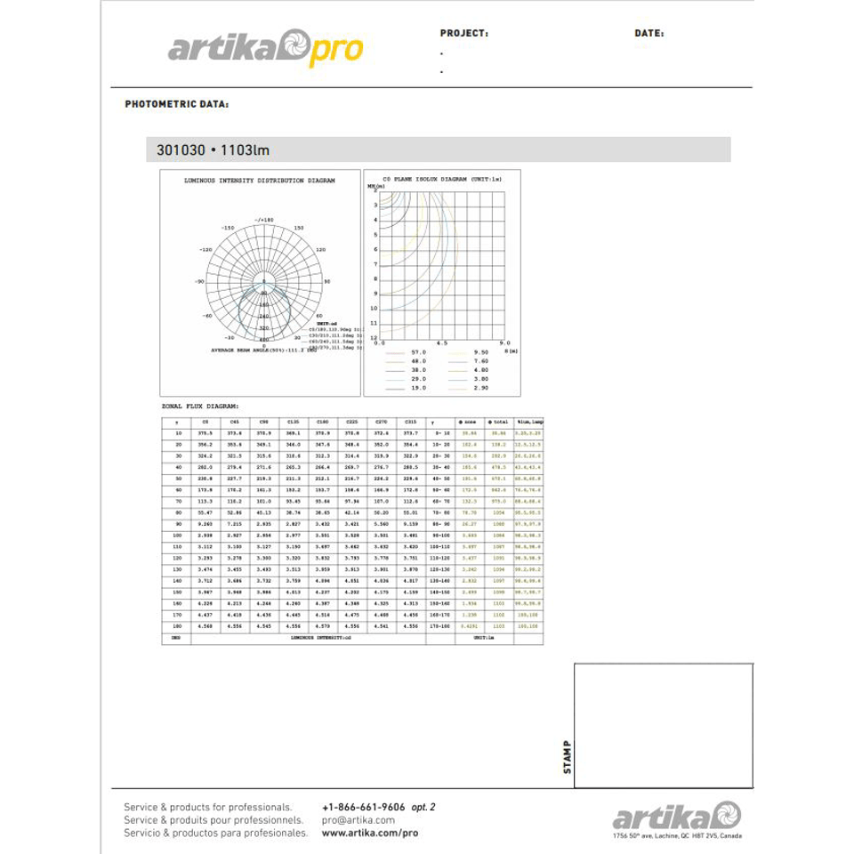 Artika - Artika Skylight Pro Flush Mount (12 pack) - Lights Canada