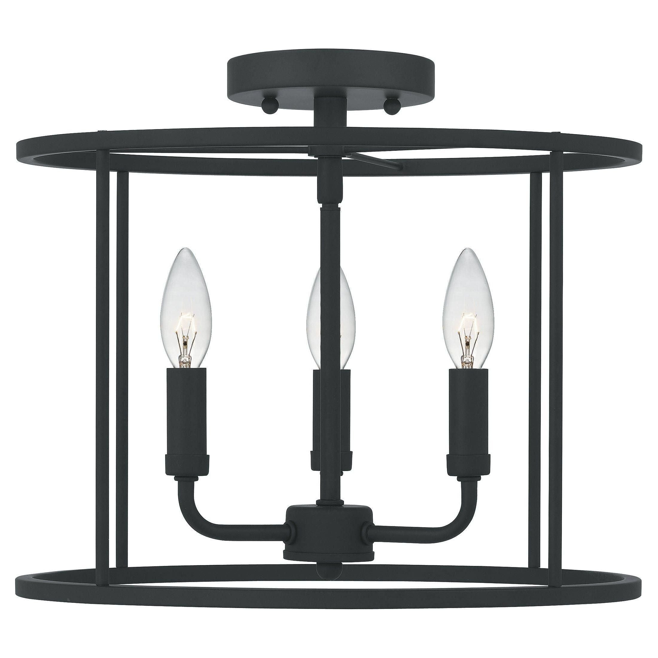 Quoizel - Abner Semi Flush Mount - Lights Canada