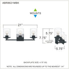 Quoizel - Abner Vanity Light - Lights Canada