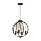 Artcraft Lighting - Linden 4-Light Chandelier - Lights Canada