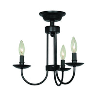 Wrought Iron Flush Mount