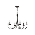 Artcraft Lighting - Wrought Iron 6-Light Chandelier - Lights Canada