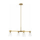Visual Comfort Studio Collection - Moritz Four Light Linear Chandelier - Lights Canada