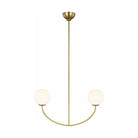 Visual Comfort Studio Collection - Galassia Two Light Linear Chandelier - Lights Canada