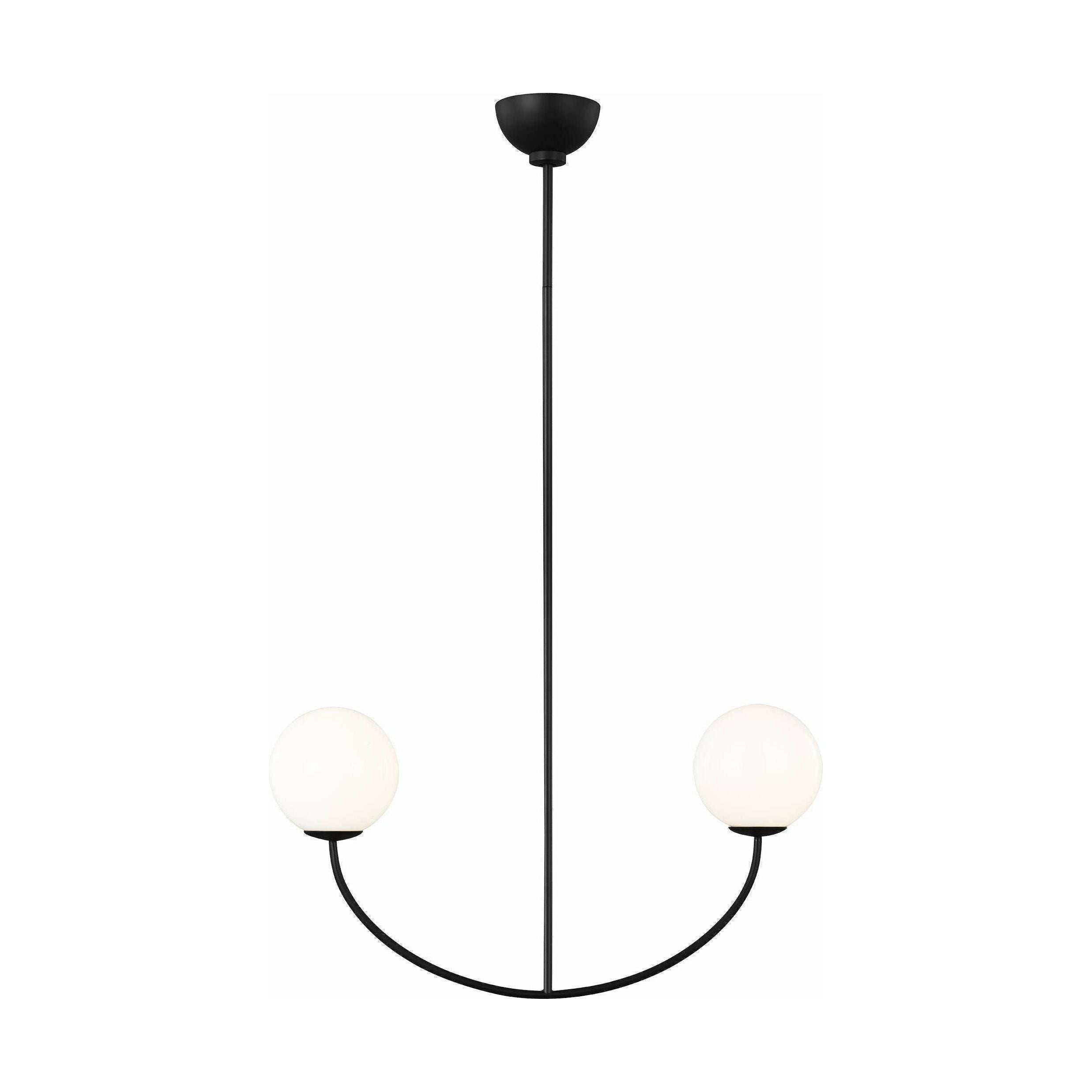 Visual Comfort Studio Collection - Galassia Two Light Linear Chandelier - Lights Canada