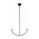 Visual Comfort Studio Collection - Galassia Two Light Linear Chandelier - Lights Canada