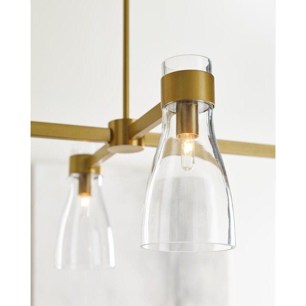 Visual Comfort Studio Collection - Moritz Four Light Linear Chandelier - Lights Canada