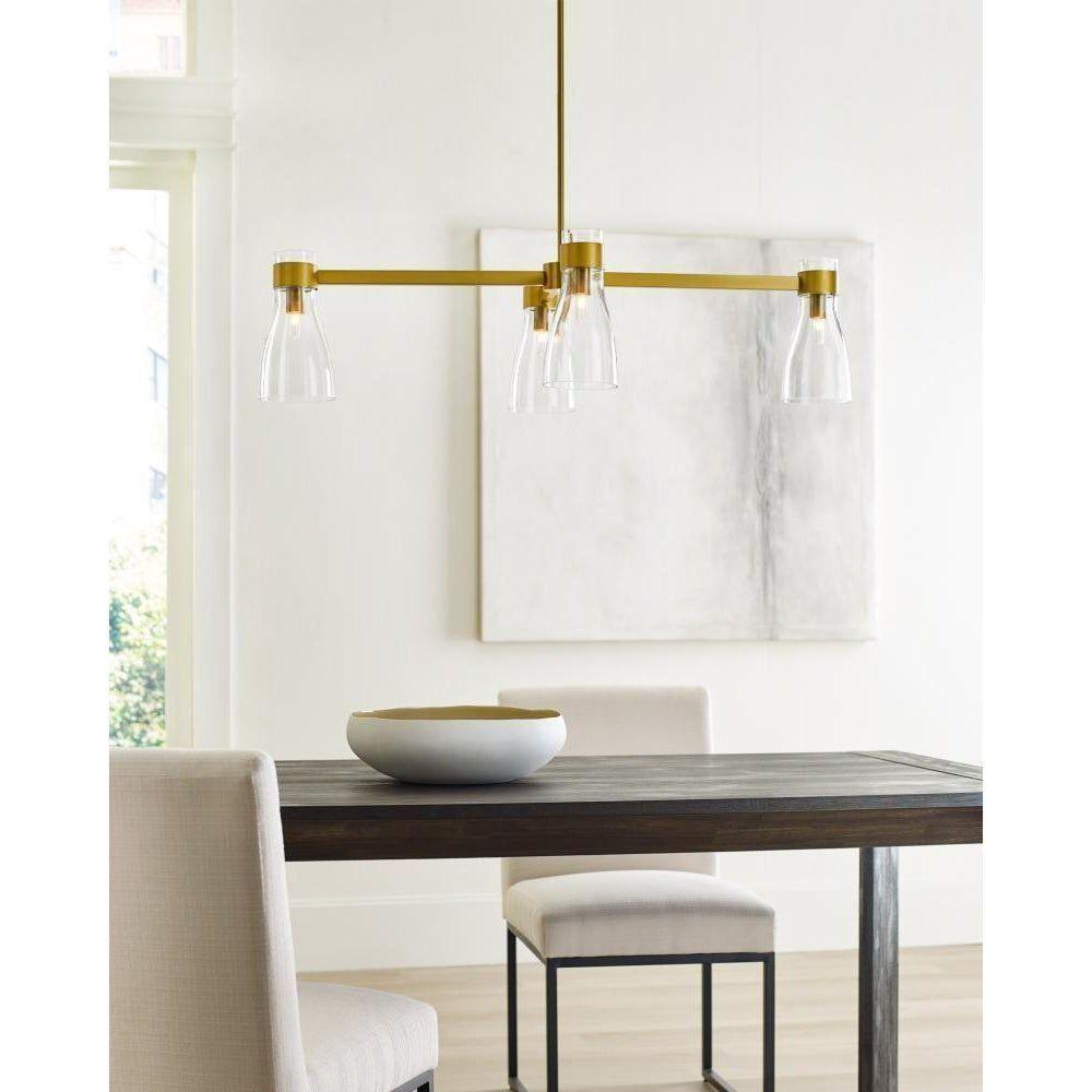 Visual Comfort Studio Collection - Moritz Four Light Linear Chandelier - Lights Canada