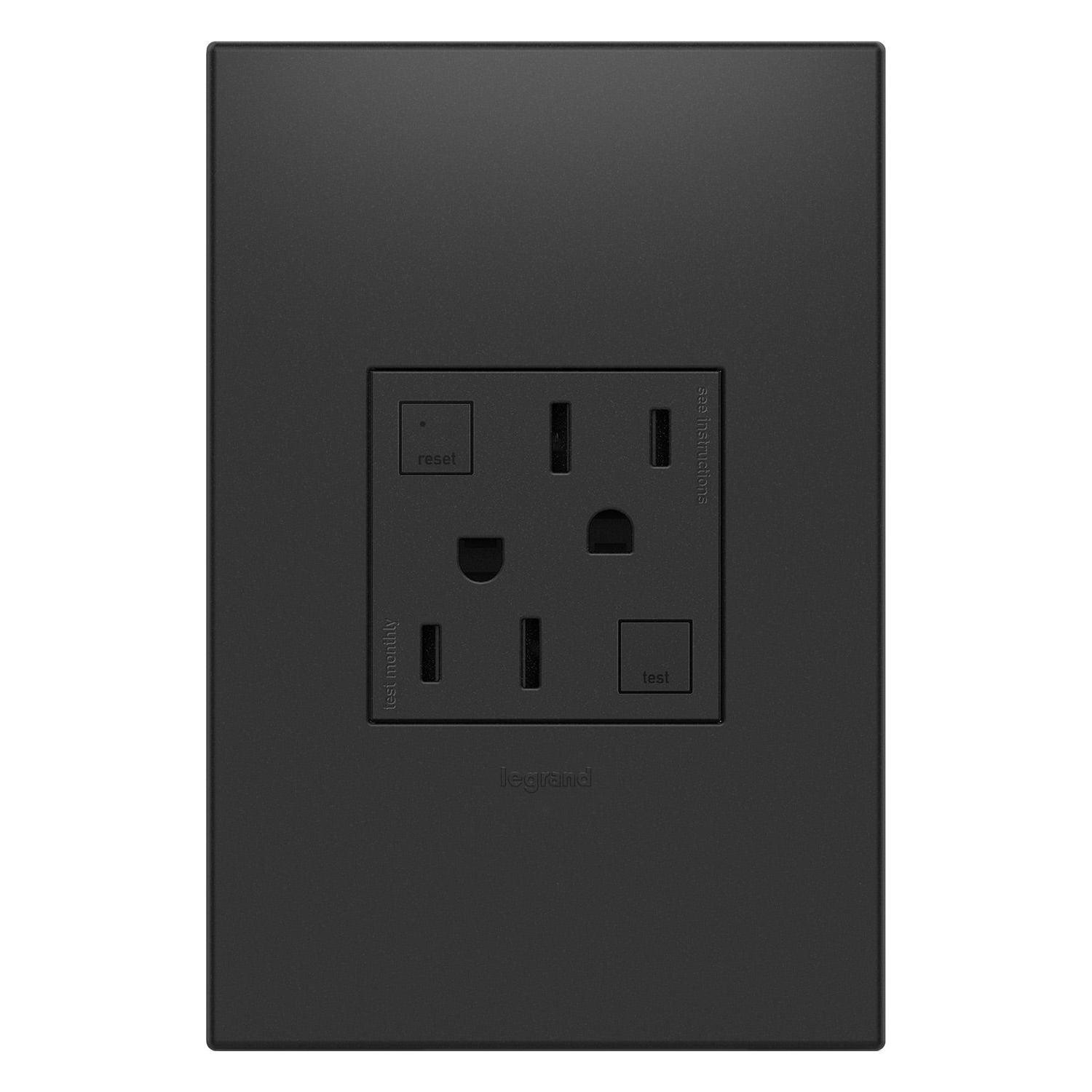 Legrand - Adorne 15A Tamper-Resistant Self-Test GFCI Outlet - Lights Canada