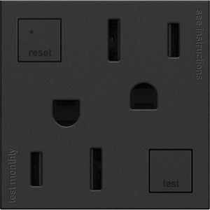 Legrand - Adorne 15A Tamper-Resistant Self-Test GFCI Outlet - Lights Canada