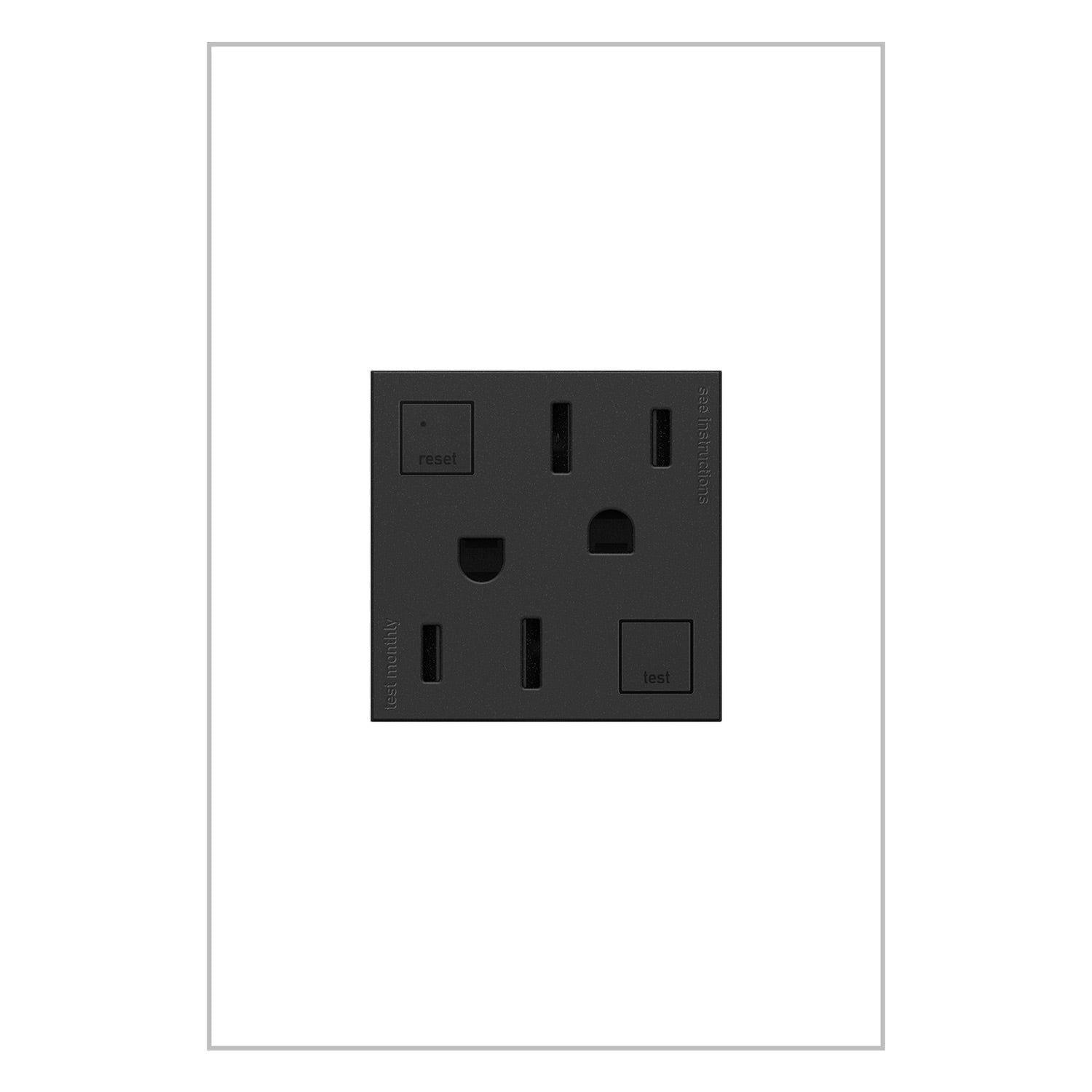 Legrand - Adorne 15A Tamper-Resistant Self-Test GFCI Outlet - Lights Canada