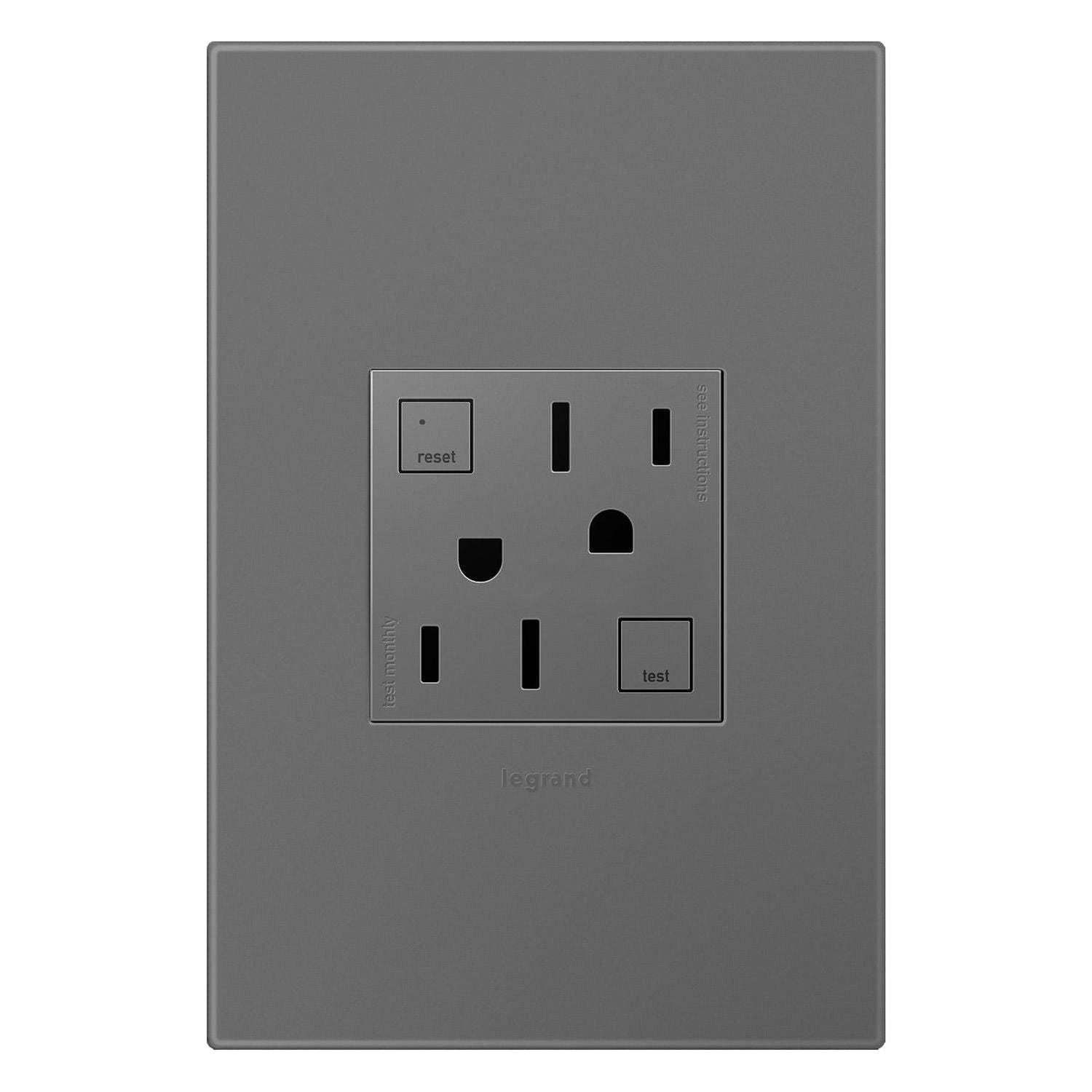 Legrand - Adorne 15A Tamper-Resistant Self-Test GFCI Outlet - Lights Canada