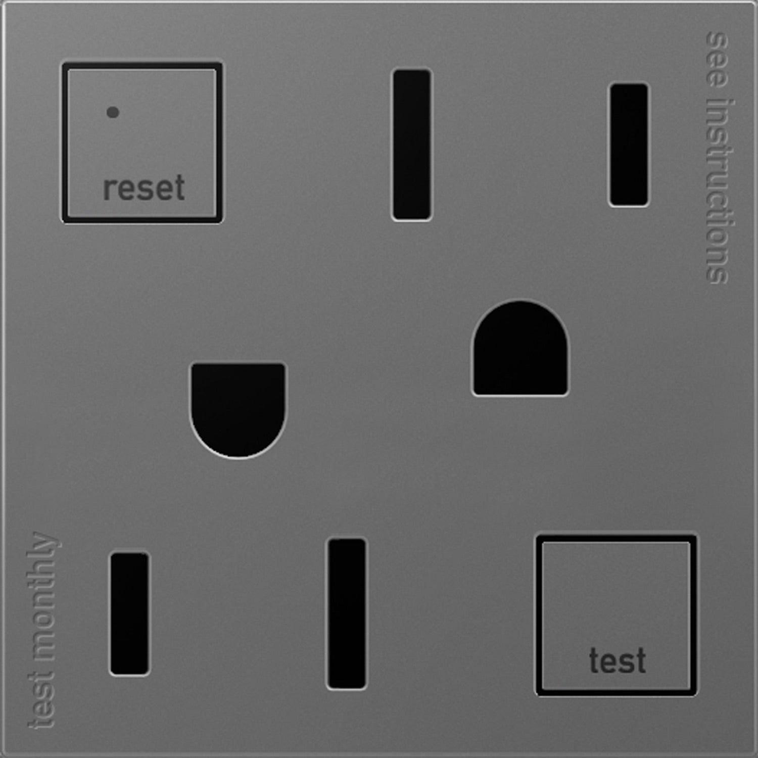 Legrand - Adorne 15A Tamper-Resistant Self-Test GFCI Outlet - Lights Canada