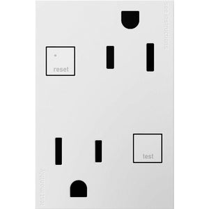 Legrand - Adorne 15A Tamper-Resistant Self-Test GFCI Plus-Size Outlet - Lights Canada