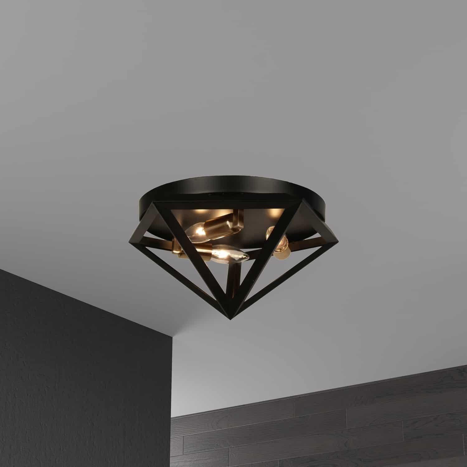 Dainolite - Archello 3 Light 12 Inch Flush Mount - Lights Canada