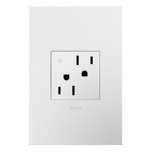 Legrand - 15A Tamper-Resistant Dual-Controlled Outlet - Lights Canada