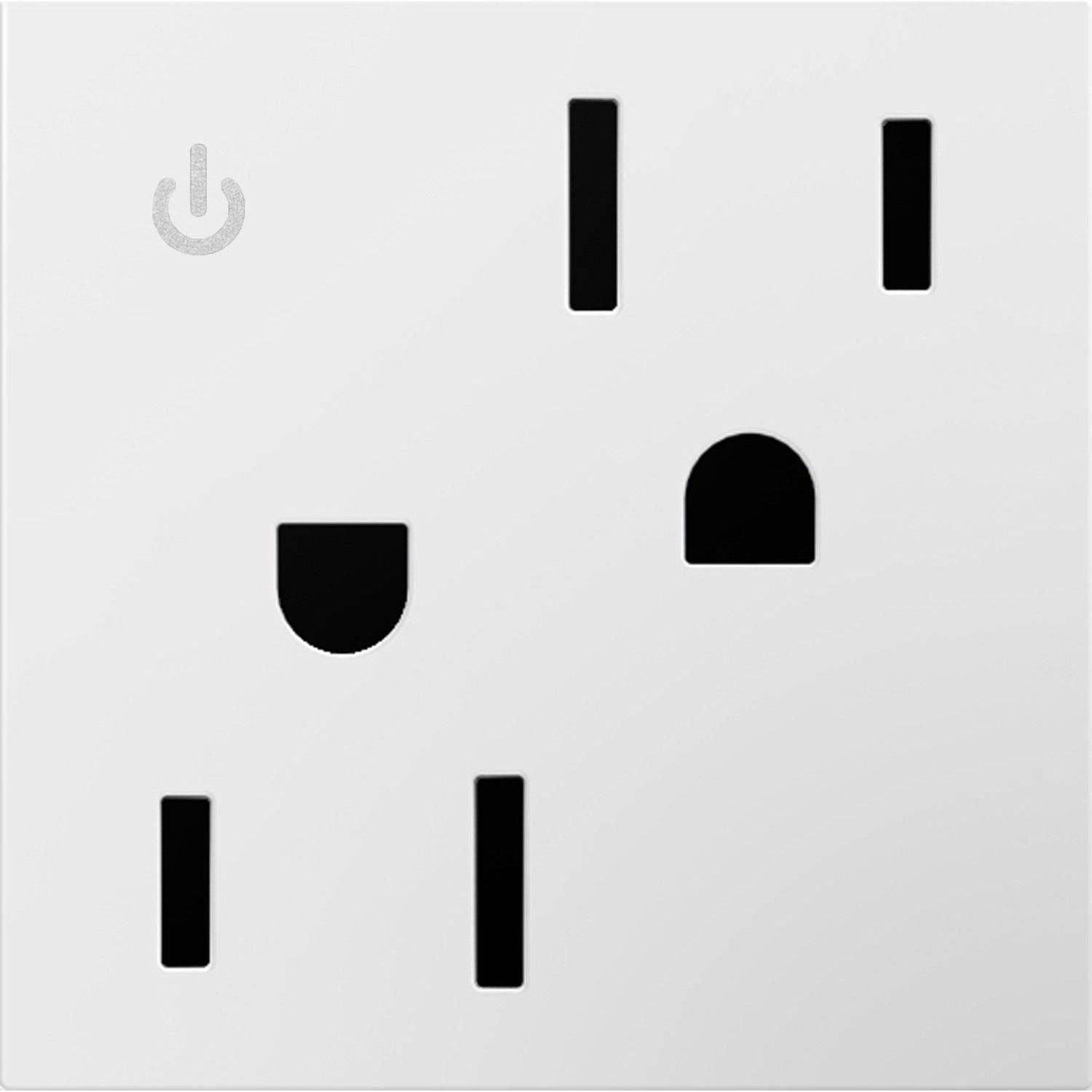 Legrand - 15A Tamper-Resistant Dual-Controlled Outlet - Lights Canada