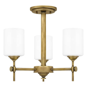 Quoizel - Aria Semi Flush Mount - Lights Canada