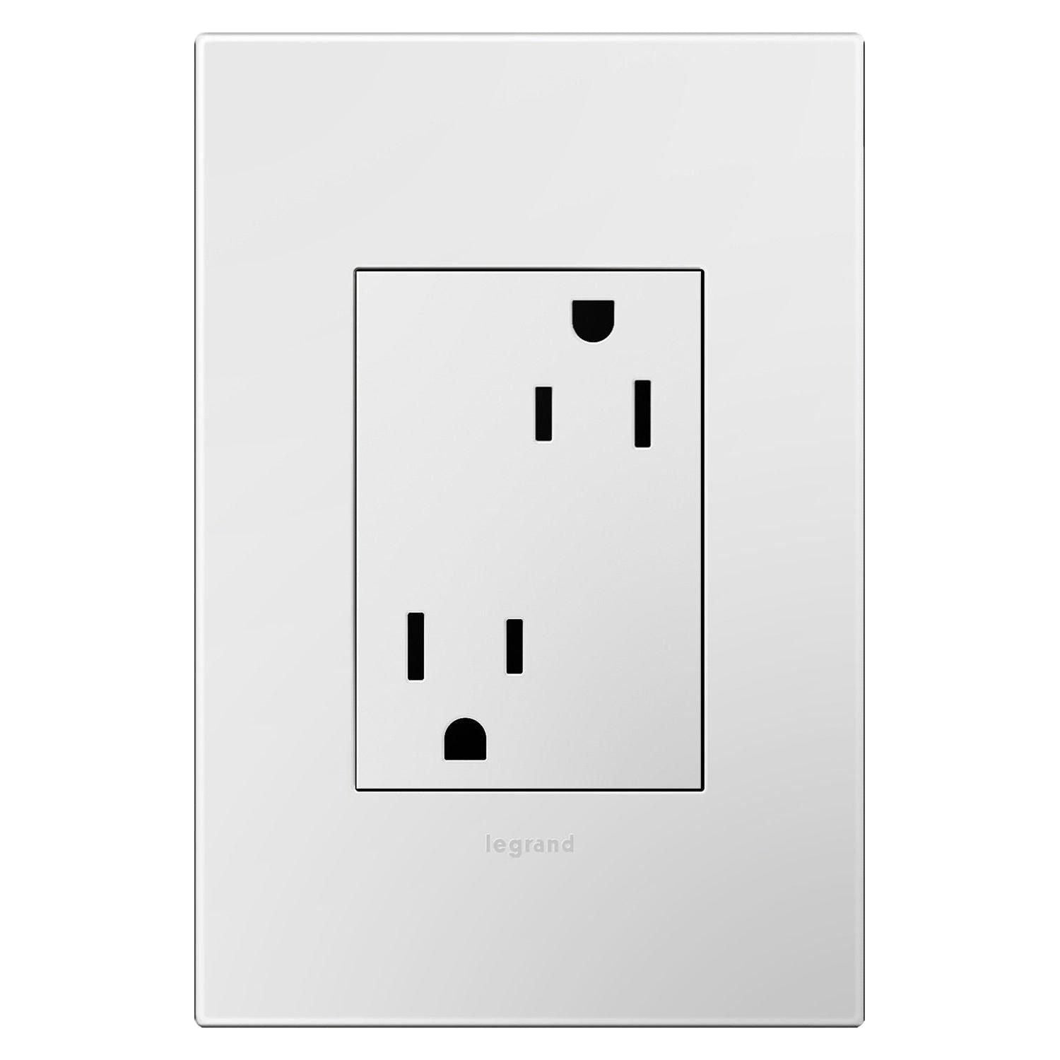 Legrand - 15A Tamper-Resistant Plus-Size Outlet - Lights Canada