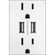 Legrand - Dual USB Plus-Size Outlet Combo - Lights Canada