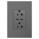 Legrand - Adorne 20A Tamper-Resistant Ultra-Fast Plus Power Delivery USB Type C/C Outlet - Lights Canada