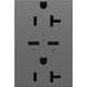 Legrand - Adorne 20A Tamper-Resistant Ultra-Fast Plus Power Delivery USB Type C/C Outlet - Lights Canada