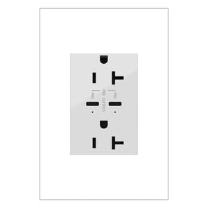 Legrand - Adorne 20A Tamper-Resistant Ultra-Fast Plus Power Delivery USB Type C/C Outlet - Lights Canada