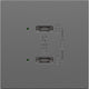 Legrand - Adorne Ultra Fast Plus Power Delivery USB Type C/C Outlet - Lights Canada