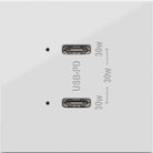 Legrand - Adorne Ultra Fast Plus Power Delivery USB Type C/C Outlet - Lights Canada