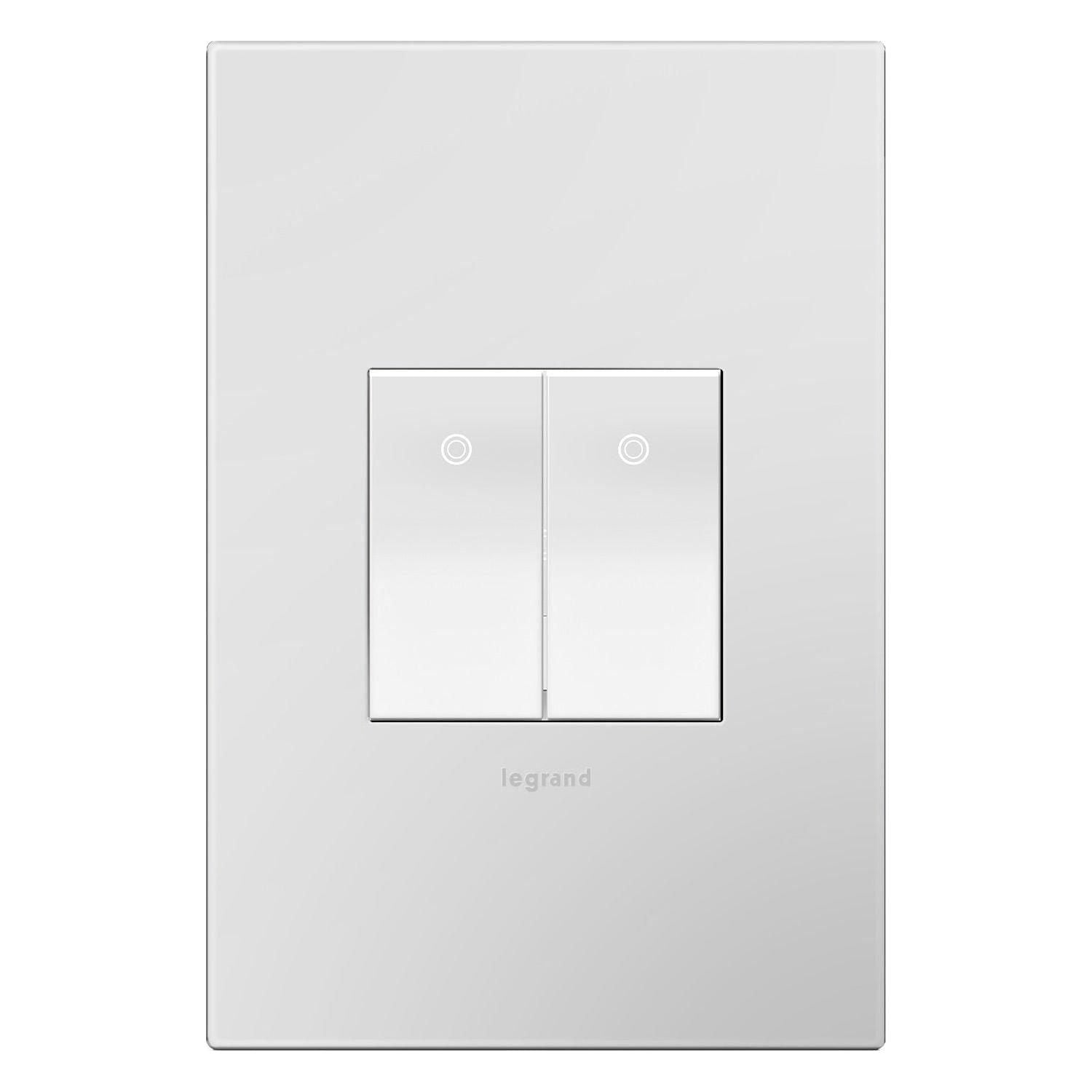 Legrand - Adorne 15A Half-Size Paddle Switch - Lights Canada