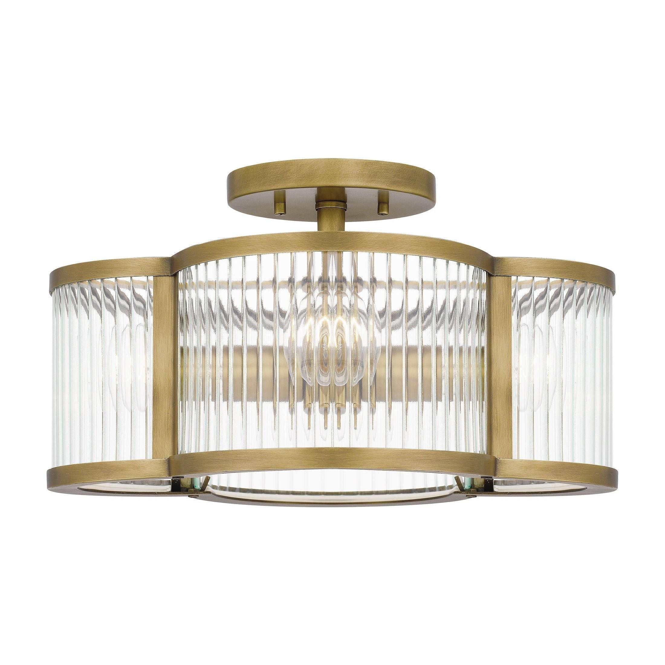 Quoizel - Aster Semi Flush Mount - Lights Canada