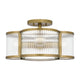 Quoizel - Aster Semi Flush Mount - Lights Canada