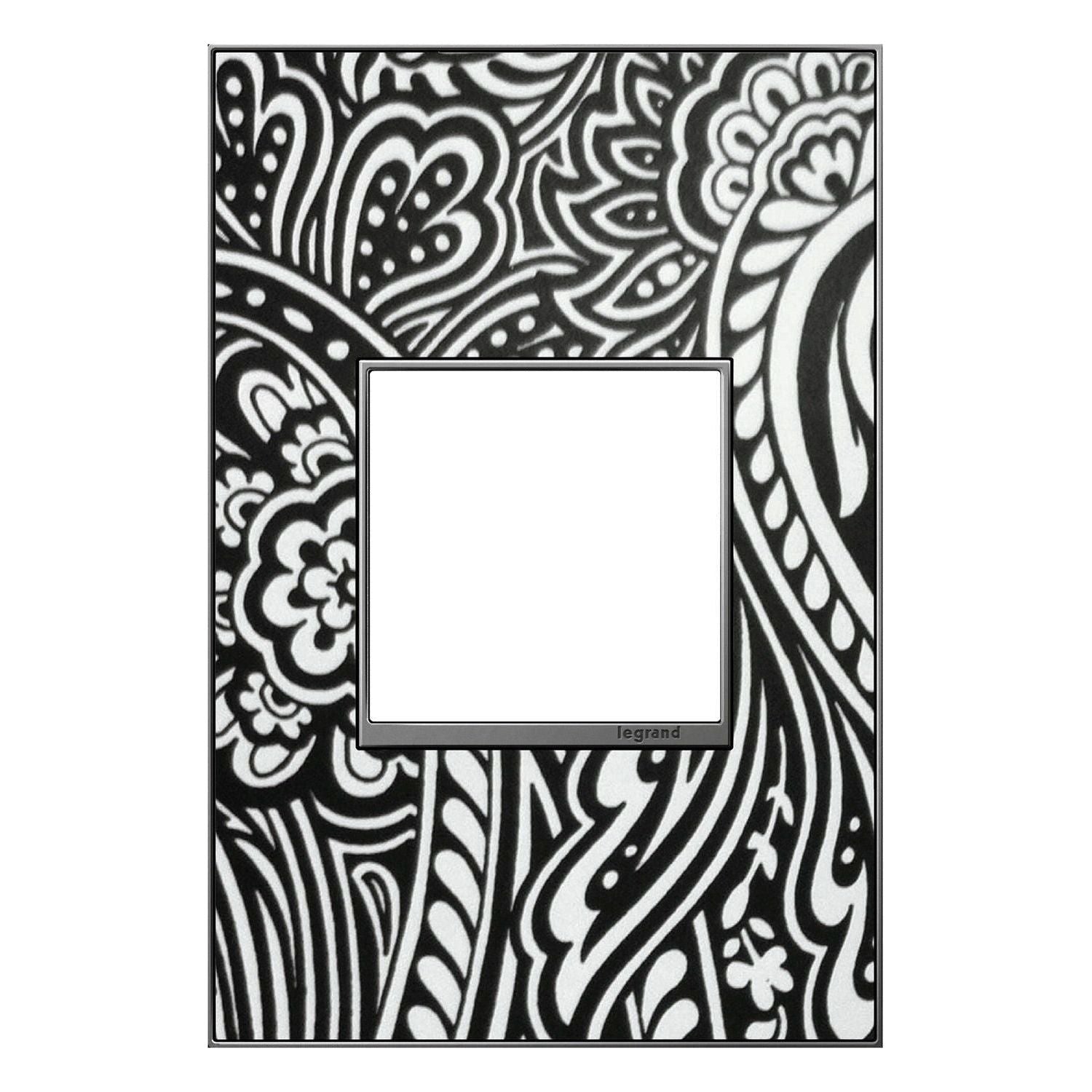 Legrand - Custom 1-Gang Wall Plate with Magnesium Trim - Lights Canada