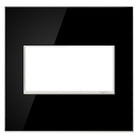 Legrand - Mirror Black 2-Gang Wall Plate - Lights Canada