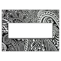 Custom 3-Gang Wall Plate with Magnesium Trim