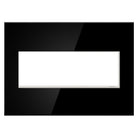 Legrand - Mirror Black 3-Gang Wall Plate - Lights Canada