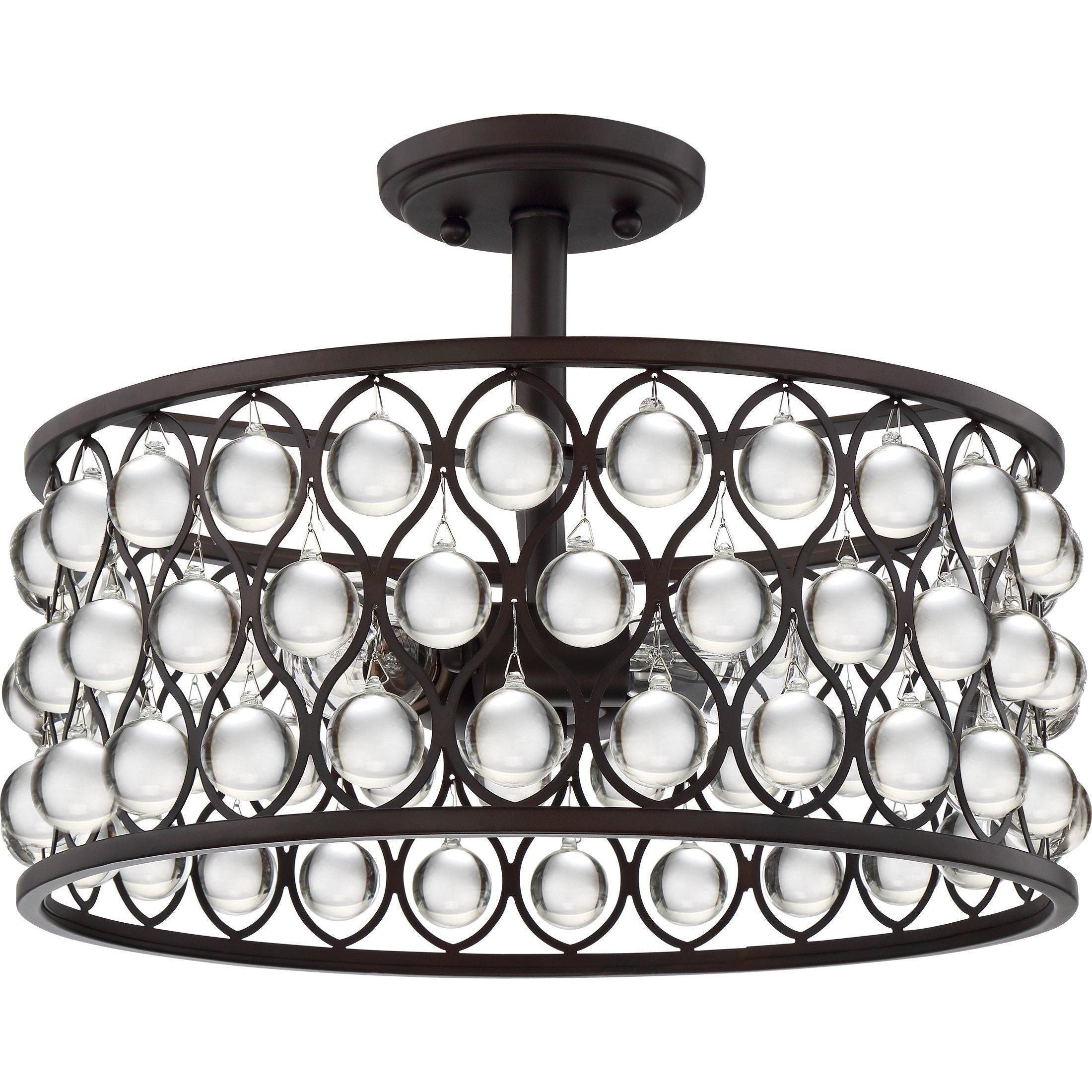 Quoizel - Alexandria Semi Flush Mount - Lights Canada