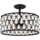 Quoizel - Alexandria Semi Flush Mount - Lights Canada