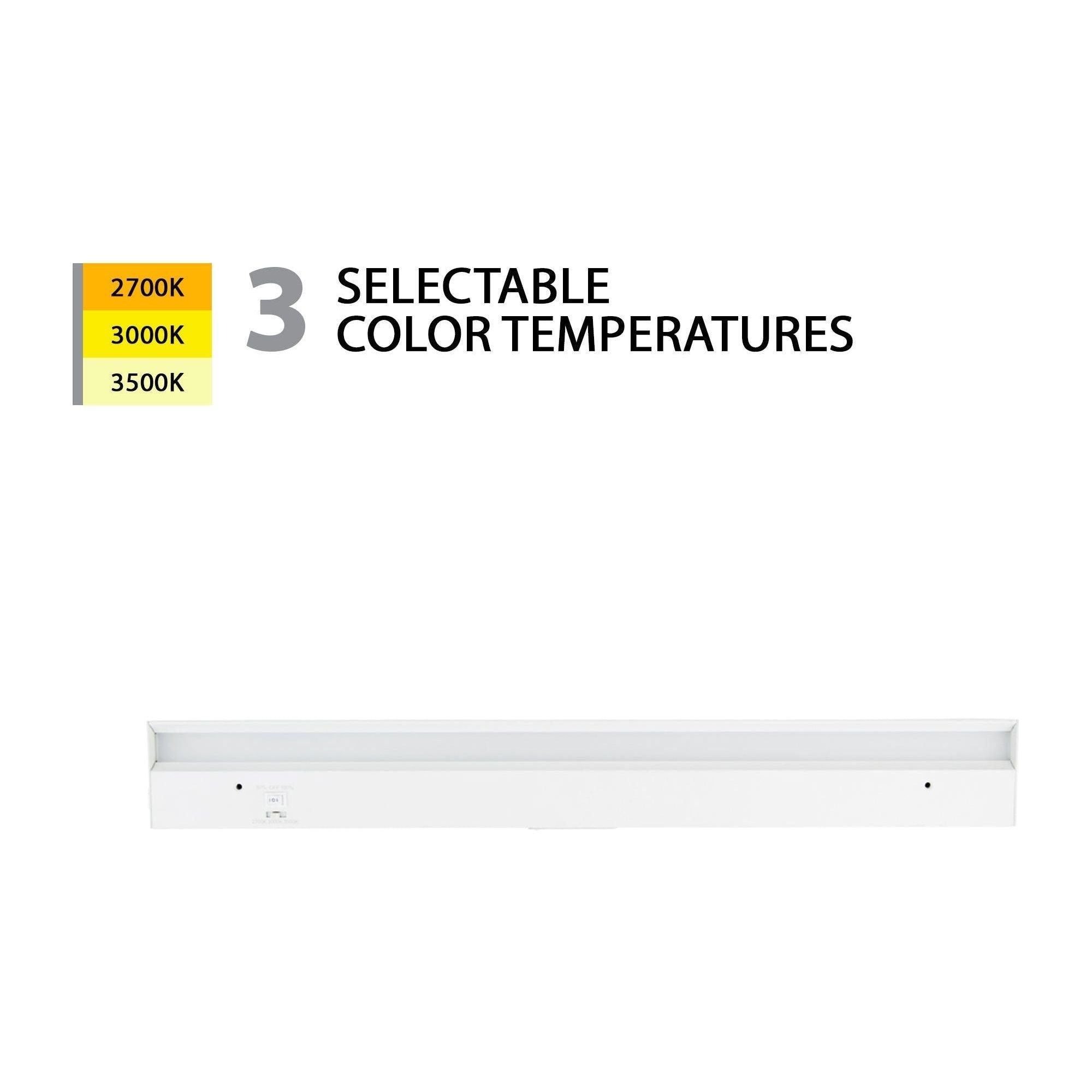 WAC Lighting - 24" LED Light Bar 3-CCT with Rocker Switch - Lights Canada