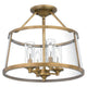 Quoizel - Barlow Semi Flush Mount - Lights Canada