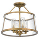 Quoizel - Barlow Semi Flush Mount - Lights Canada