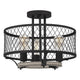 Quoizel - Benton Semi Flush Mount - Lights Canada
