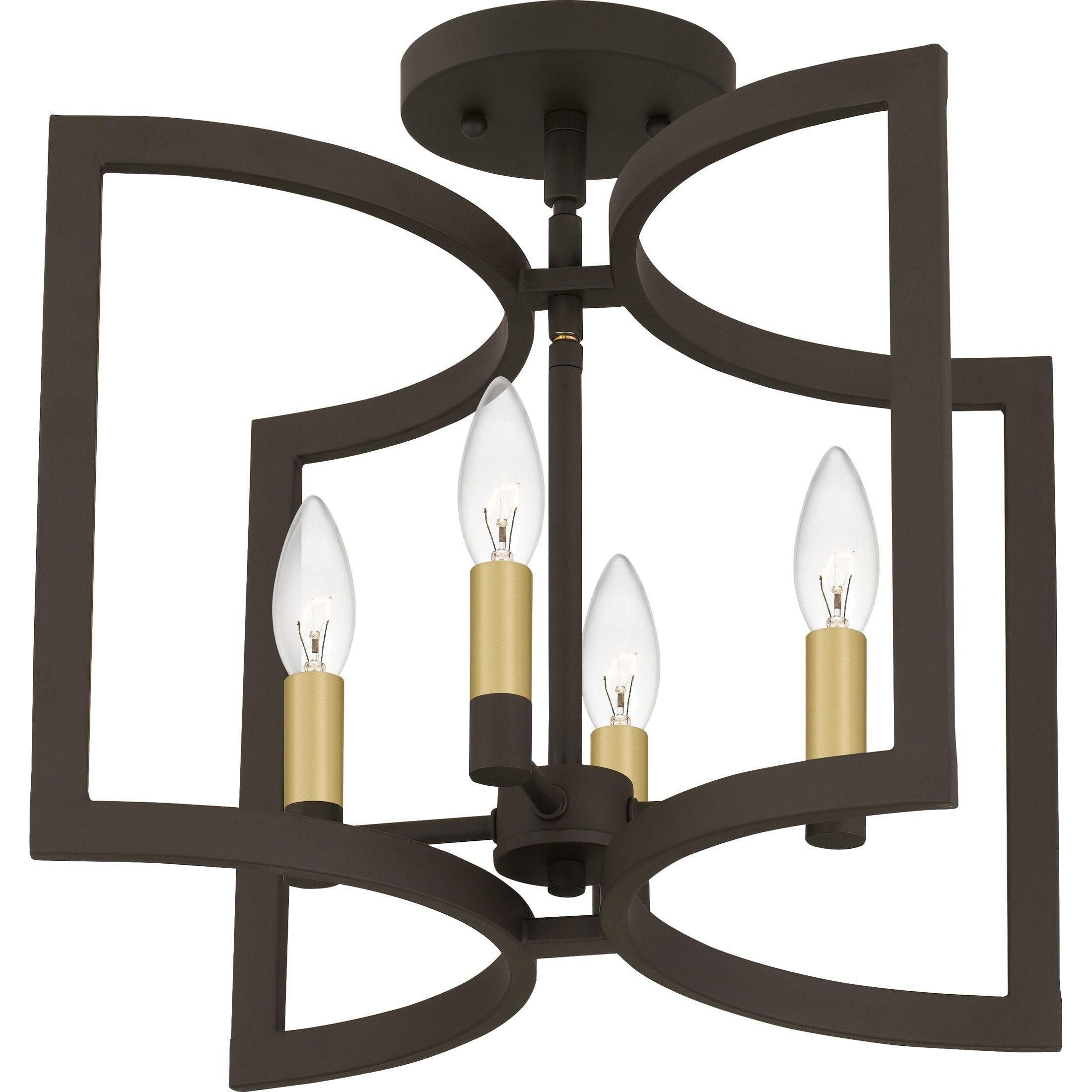 Quoizel - Beaufain Semi Flush Mount - Lights Canada